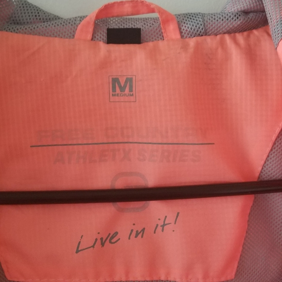 Bright Coral Rain Jacket - Picture 9 of 9